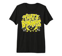 That’s Bananas Retro Yellow Fruit Summer Characters T-Shirt Haut de Gamme
