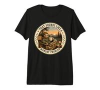 That Sounds Like A Monday Problem Paresseux Café Humour T-Shirt Haut de Gamme