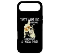 That What I Do I Pet Dogs I Play Guitars & I Know Things Coque pour iPhone Air
