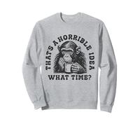 That's a Horrible Idea What Time ? Humour Sarcastique à Boire Sweatshirt