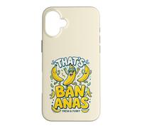 That's Bananas Fresh & Funky Dancing Bananas Design Amusant Coque pour iPhone 16 Plus