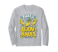 That's Bananas Fresh & Funky Dancing Bananas Design Amusant Manche Longue