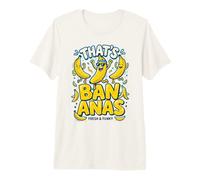 That's Bananas Fresh & Funky Dancing Bananas Design Amusant T-Shirt Haut de Gamme