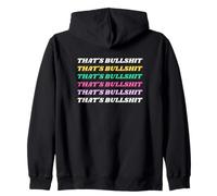 That's Bullshit Retro Vintage Pastel Colour Gag Gift for Mom Sweat à Capuche
