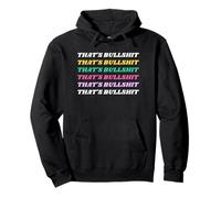 That's Bullshit Retro Vintage Pastel Colour Gag Gift for Mom Sweat à Capuche