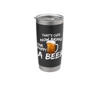 That's Cute Now Bring Your Pappy A Beer T Shirt Gobelet isotherme en acier inoxydable double paroi