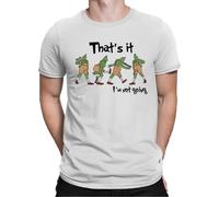 That's it I'm not Going T-shirt de Noël pour homme, Blanc., L