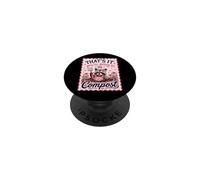 That's it You're Going in The Compost Funny Raton Laveur PopSockets PopGrip Adhésif