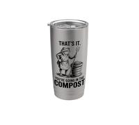 That's It You're Going In The Compost, Grenouille, Jardinier Gobelet isotherme en acier inoxydable double paroi