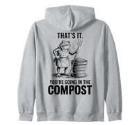 That's It You're Going in The Compost, Grenouille, Jardinier Sweat à Capuche