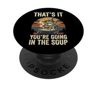 That's It You're Going in The Soup Frog PopSockets PopGrip Adhésif