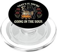 That's It You're Going in The Soup Frog PopSockets PopGrip pour MagSafe