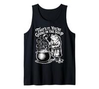 Thats It Youre Going in The Soup Funny Frog Humour Débardeur