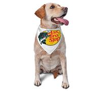 That's My Ass Bro Stop Fishing Spring Dog Bandanas Boy Bulk Puppy Foulard Réglable Doux Triangle Bavoirs Accessoires pour Petits Moyens Grands Chiens Chats Blanc