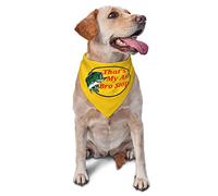 That's My Ass Bro Stop Fishing Spring Dog Bandanas Boy Bulk Puppy Foulard Réglable Doux Triangle Bavoirs Accessoires pour Petits Moyens Grands Chiens Chats Blanc