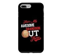 That's My Awesome Grandson Out There Baseball Lovers Coque pour iPhone 7 Plus/8 Plus