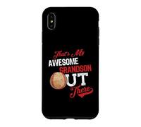 That's My Awesome Grandson Out There Baseball Lovers Coque pour iPhone XS Max