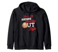 That's My Awesome Grandson Out There Baseball Lovers Sweat à Capuche