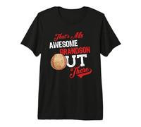 That's My Awesome Grandson Out There Baseball Lovers T-Shirt Haut de Gamme