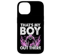That's My Boy Out There Football Mom Coque pour iPhone 14
