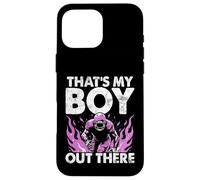 That's My Boy Out There Football Mom Coque pour iPhone 16 Pro Max