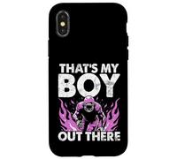 That's My Boy Out There Football Mom Coque pour iPhone X/XS