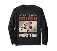 That's My Cousin Out There Funny Wrestling Family Relative Manche Longue