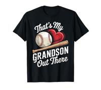 That's My Grandson Out There Baseball Grandma Mothers Day T-Shirt