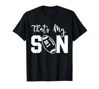 That's My Son Football 1 Maillot Numéro Vintage Mom Dad T-Shirt