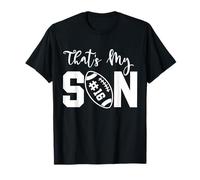 That's My Son Football 16 Maillot Numéro Vintage Mom Dad T-Shirt