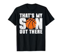 That's My Son Out There Basketball Maman Papa Kids T-Shirt