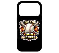 That's My Son Out There Proud Baseball Dad Père Mom Mum Coque pour iPhone 17 Pro