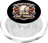 That's My Son Out There Proud Baseball Dad Père Mom Mum PopSockets PopGrip pour MagSafe