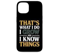 That's What I Do I Grow and I Know Things Microbiologist Coque pour iPhone 13