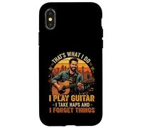 That's What I do I Play Guitar I Take Naps I Forget Things Coque pour iPhone X/XS