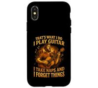 That's What I do I Play Guitar I Take Naps I Forget Things Coque pour iPhone X/XS