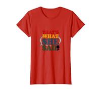 That's What She Said Retro Funny Citation Speech Bubble T-Shirt, Femme, Rouge, XL