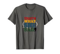 That's What She Said Retro Funny Citation Speech Bubble T-Shirt, Homme, Asphalte, 3XL