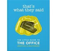 Thats What They Said by Orange Hippo Orange Hippo (Auteur)