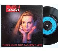 THAT'S WHAT THEY SAY ABOUT LOVE 7" (45) UK ARISTA 1985 B/W NOTHING REALLY MATTERS (ARIST607) PIC SLEEVE