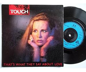 THAT'S WHAT THEY SAY ABOUT LOVE 7" (45) UK ARISTA 1985 B/W NOTHING REALLY MATTERS (ARIST607) PIC SLEEVE