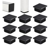 THATSRAD 32 PCS Bouchon pour Tuyau Carré 50 * 50mm Capuchon Poteau Carré Pied de Chaise Carré Embout pour Tube Carré 50x50mm Protege Pied de Chaise Carré Bouchon pour Pied de Chaisse
