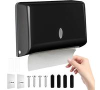 THATSRAD Distributeur Essuie Main Mural 27 * 20.5 * 10cm Distributeur Papier Essuie Main Distributeur Papier Toilette Mural Distributeur Essuie-Mains pour Papier Format Plié Distributeur Papier Mural
