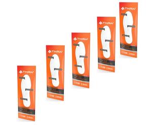 THAW Lot de 5 paires de semelles chauffantes jetables - Jusqu'à 5 heures de chaleur - Chauffe-pieds activés par l'air pour chaussures et bottes - Inodore, sûr et facile à utiliser pour le travail, les