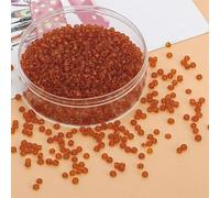 THAYLA 3000 pièces 3MM perles de rocaille en verre violet foncé pour la fabrication de bijoux perles de poney perles de riz mini perles de rocaille pour Bracelet bricolage artisanat perles de rocaille