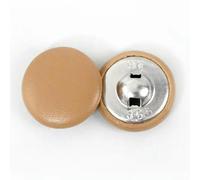 THAYLA Kit de Boutons recouverts de Cuir, 30 pièces, 11mm-32mm, avec Tige en métal, Fournitures de Couture et de Bricolage pour couturiers et Artisans