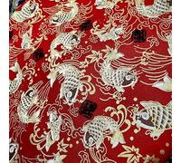 THAYLA Tissu d'emballage Réutilisable - 2 Pièces 70x70 cm Bleu, Motif Estampé à Chaud Dragon, Coton Style Japonais, Idéal pour Cadeaux et Paquets (Noir Gris, 70 * 70/2 pièces)