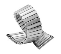 THBGTCNQ Bracelet de montre élastique en acier inoxydable for homme et femme, extensible, extensible, accessoires(Silver,22MM_L)