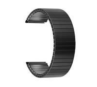 THBGTCNQ Bracelet de montre élastique en acier inoxydable for homme et femme, extensible, extensible, accessoires(Black,22mm)