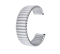 THBGTCNQ Bracelet de montre élastique en acier inoxydable for homme et femme, extensible, extensible, accessoires(Silver,16mm)